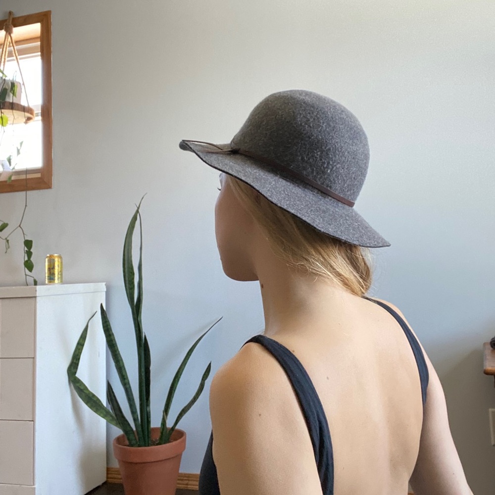 Yellow 108 wool Harvest hat
